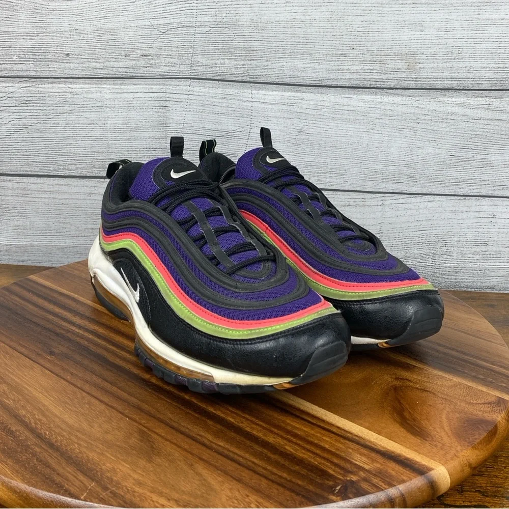 Nike Air Max 97 Joker Black Purple Men’s Shoes CU4890-001 Sneaker Size 12 - Picture 3 of 12